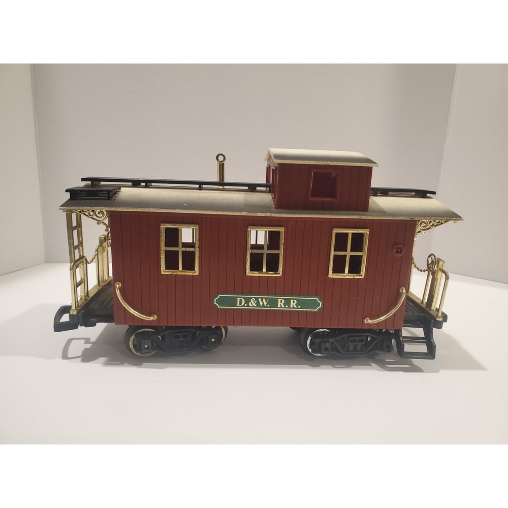 Vintage 1988 New Bright Great American Express Caboose โ G Scale Style Display C